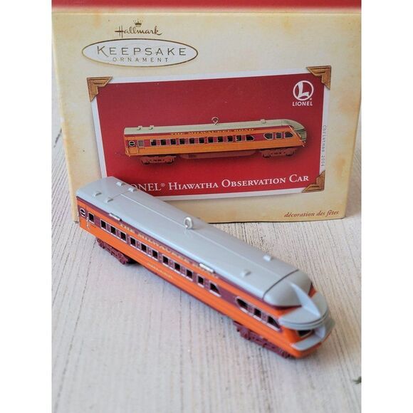 Hallmark Lionel Hiawatha observation car 2004 ornament train Xmas - Picture 1 of 8